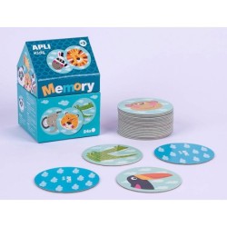 Juego apli didactico memory casita safari