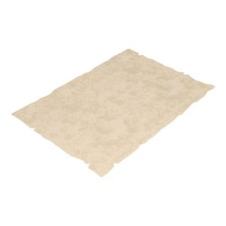 Papel pergamino liderpapel din a4 con bordes 180 gr color crema paquete de 50 hojas