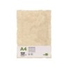 Papel pergamino liderpapel din a4 con bordes 180 gr color crema paquete de 50 hojas