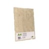 Papel pergamino liderpapel din a4 con bordes 180 gr color crema paquete de 50 hojas