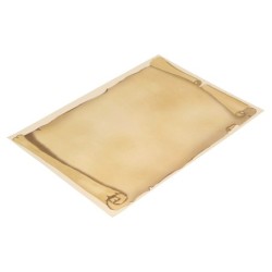 Papel pergamino liderpapel din a4 diploma 180 gr paquete de 50 hojas