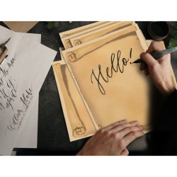Papel pergamino liderpapel din a4 diploma 180 gr paquete de 50 hojas