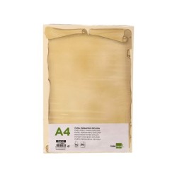 Papel pergamino liderpapel din a4 diploma 180 gr paquete de 50 hojas