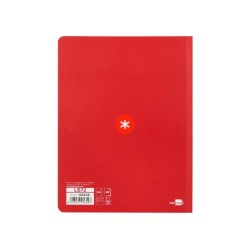 Libreta antartik a5 plus cosida 48 hojas 90g/m2 rayado horizontal con margen 6 colores surtidos