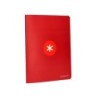 Libreta antartik a5 plus cosida 48 hojas 90g/m2 rayado horizontal con margen 6 colores surtidos