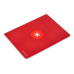 Libreta antartik a5 plus cosida 48 hojas 90g/m2 rayado horizontal con margen 6 colores surtidos