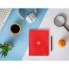 Libreta antartik a5 plus cosida 48 hojas 90g/m2 rayado horizontal con margen 6 colores surtidos