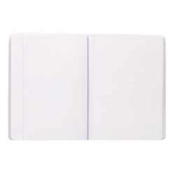 Libreta antartik a5 plus cosida 48 hojas 90g/m2 cuadro 4mm con margen 6 colores surtidos