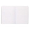 Libreta antartik a5 plus cosida 48 hojas 90g/m2 cuadro 4mm con margen 6 colores surtidos