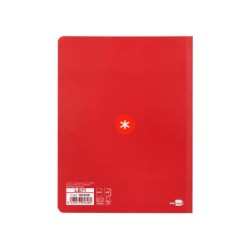 Libreta antartik a5 plus cosida 48 hojas 90g/m2 cuadro 4mm con margen 6 colores surtidos