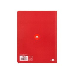 Libreta antartik a5 plus cosida 48 hojas 90g/m2 cuadro 5mm con margen 6 colores surtidos