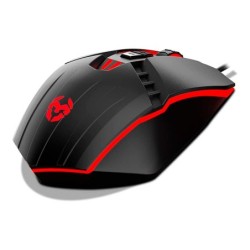 Raton krom kalax gaming optico 800-3200 dpi 7 botones colores led