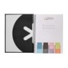 Cuaderno espiral a4 micro antartik dots tapa forrada 80h 90 gr rayado puntos 1 banda 4 taladros negro