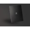 Cuaderno espiral a4 micro antartik dots tapa forrada 80h 90 gr rayado puntos 1 banda 4 taladros negro