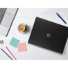 Cuaderno espiral a4 micro antartik dots tapa forrada 80h 90 gr rayado puntos 1 banda 4 taladros negro