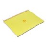 Cuaderno espiral a4 micro antartik dots tapa forrada 80h 90 gr rayado puntos 1 banda 4 taladros amarillo
