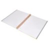 Cuaderno espiral a4 micro antartik dots tapa forrada 80h 90 gr rayado puntos 1 banda 4 taladros amarillo