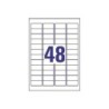 Etiqueta adhesiva resistente avery poliester blanco laser 45,7x21,2 mm caja de 960 unidades
