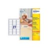 Etiqueta adhesiva avery blanca removible laser ink-jet fotocopiadora 63,5x29,6 mm caja de 675 unidades