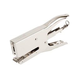 Grapadora rexel de tenaza office 56 metalica capacidad 40 hojas usa grapas 24/6-8 y 26/6-8 cromada