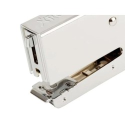 Grapadora rexel de tenaza office 56 metalica capacidad 40 hojas usa grapas 24/6-8 y 26/6-8 cromada