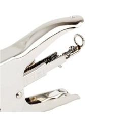 Grapadora rexel de tenaza office 56 metalica capacidad 40 hojas usa grapas 24/6-8 y 26/6-8 cromada