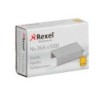 Grapas rexel 26/6 mm galvanizada caja de 1000 unidades