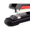 Grapadora rapid supreme s50 plastico capacidad de grapado 50 hojas usa grapas 24/6-8 y 26/6-8 color negro/rojo