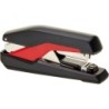 Grapadora rapid s17 fullstrip plastico capacidad de grapado 30 hojas usa grapas 24/6 y 26/6 color negro/rojo