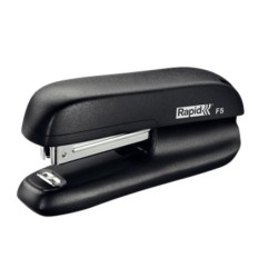 Grapadora rapid f5 mini plastico capacidad de grapado 10 hojas usa grapas n 10 color negro
