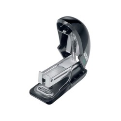 Grapadora rapid mini fashion eco plastico 100% reciclado capacidad 10 hojas usa grapas 24/6 y 26/6 color negro