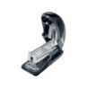 Grapadora rapid mini fashion eco plastico 100% reciclado capacidad 10 hojas usa grapas 24/6 y 26/6 color negro