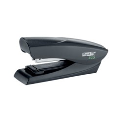 Grapadora rapid fashion eco plastico 100% reciclado capacidad 25 hojas usa grapas 24/6 y 26/6 color negro
