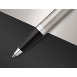 Juego parker im essential acero ct boligrafo  pluma