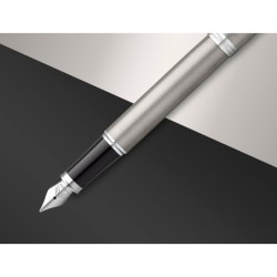 Juego parker im essential acero ct boligrafo  pluma