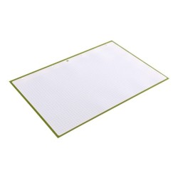 Recambio a4 antartik 80 hojas 90g/m2 cuadro 5mm 4 taladros 1 banda con marco color verde