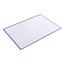 Recambio a4 antartik 80 hojas 90g/m2 cuadro 5mm 4 taladros 1 banda con marco color azul oscuro