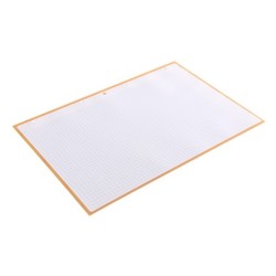 Recambio a4 antartik 80 hojas 90g/m2 cuadro 5mm 4 taladros 1 banda con marco color peach