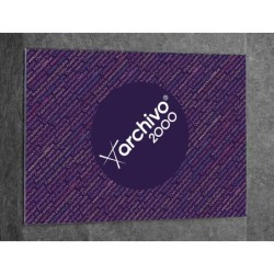 Expositor mural archivo 2000 premium de pared con adhesivo poliestireno transparente din a3 horizontal 420x300 mm