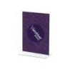 Expositor sobremesa archivo 2000 con forma t poliestireno transparente din a3 vertical doble cara 115x300x425 mm