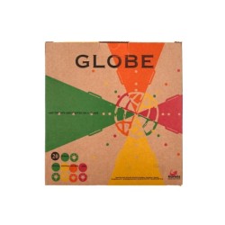 Globo terraqueo liderpapel con luz fisico y politico diametro 20 cm color rosa