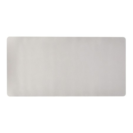 Alfombrilla para raton q-connect xxl similcuero gris base antideslizante 800x400x2 mm