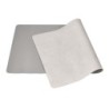 Alfombrilla para raton q-connect xxl similcuero gris base antideslizante 800x400x2 mm