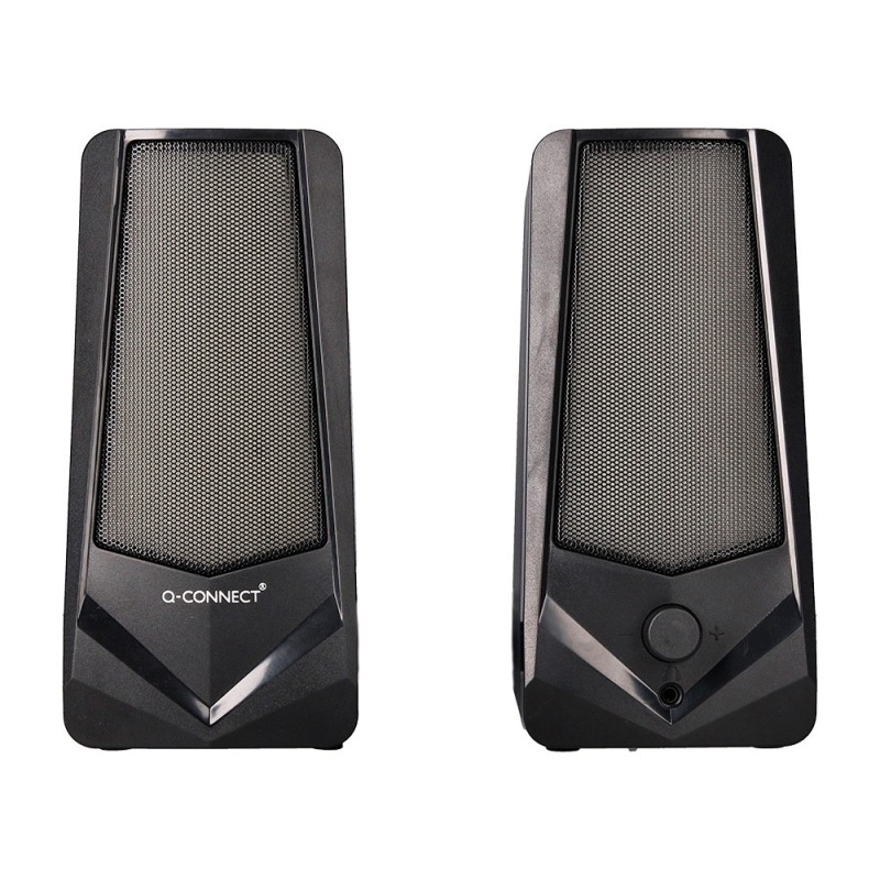 Altavoces q-connect gaming blu etooth con iluminación rgb potencia maxima 2x3w control de volumen color negro