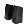 Altavoces q-connect gaming blu etooth con iluminación rgb potencia maxima 2x3w control de volumen color negro
