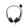 Auricular q-connect biaural diadema con microfono y control de volumen conexion usb cable de 2m color negro