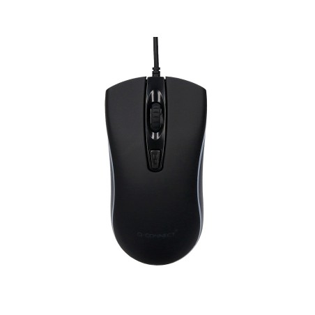 Raton q-connect gaming optico con cable 800/1200/1600 dpi 4 botones iluminacion led negro