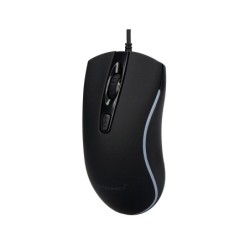 Raton q-connect gaming optico con cable 800/1200/1600 dpi 4 botones iluminacion led negro