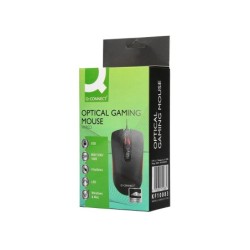 Raton q-connect gaming optico con cable 800/1200/1600 dpi 4 botones iluminacion led negro