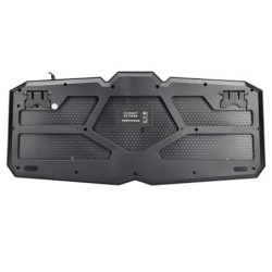 Set teclado y raton q-connect gaming con cable e iluminacion led color negro